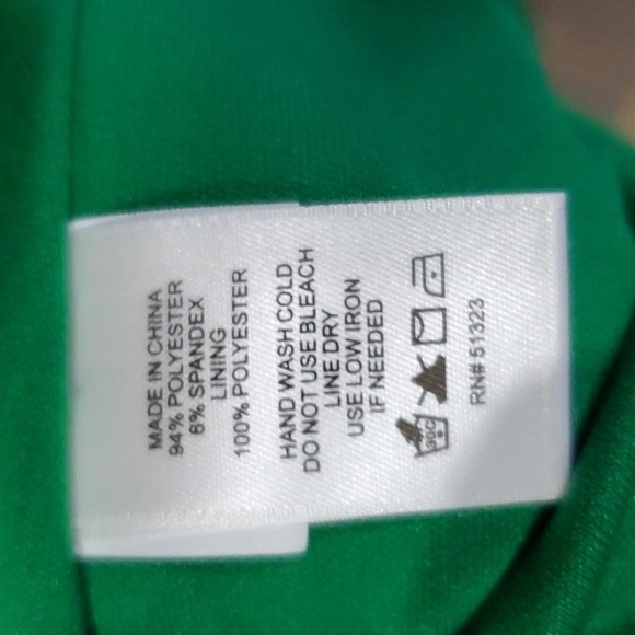 Cece nwt emerald green ruffle cap classic lines dress nwt - Picture 8 of 8